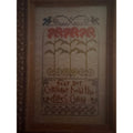 La-D-Da Fear Not Cross Stitch Floral Sampler Pattern NOS
