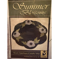 Summer Blossoms Wool Applique Candle Mat Pattern Crane Design