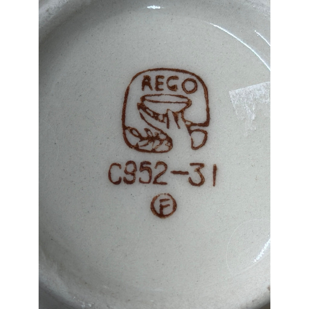 Vintage REGO Restaurant Ware Coffee Cups Ivory Ribbed Diner Mugs Set of 4 – additional view 5