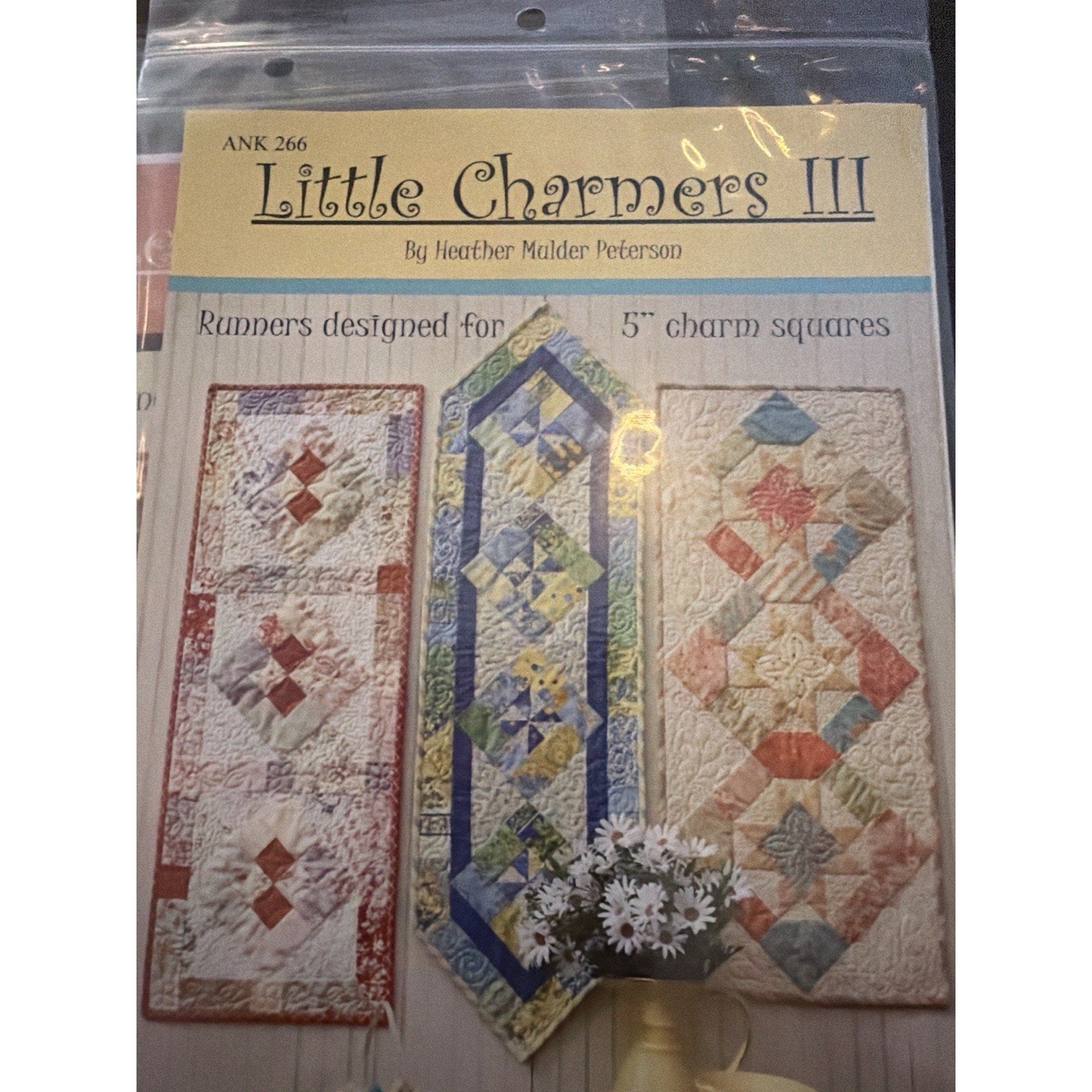 Anka’s Treasures Little Charmers COMPLETE Set 6 Quilt Patterns Charm Squares