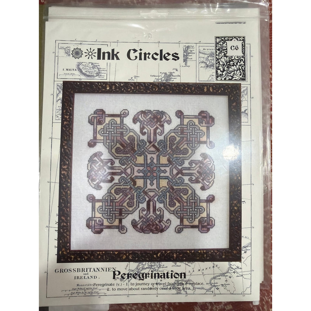 Ink Circles Peregrination Criss Stitch Pattern Never Opened