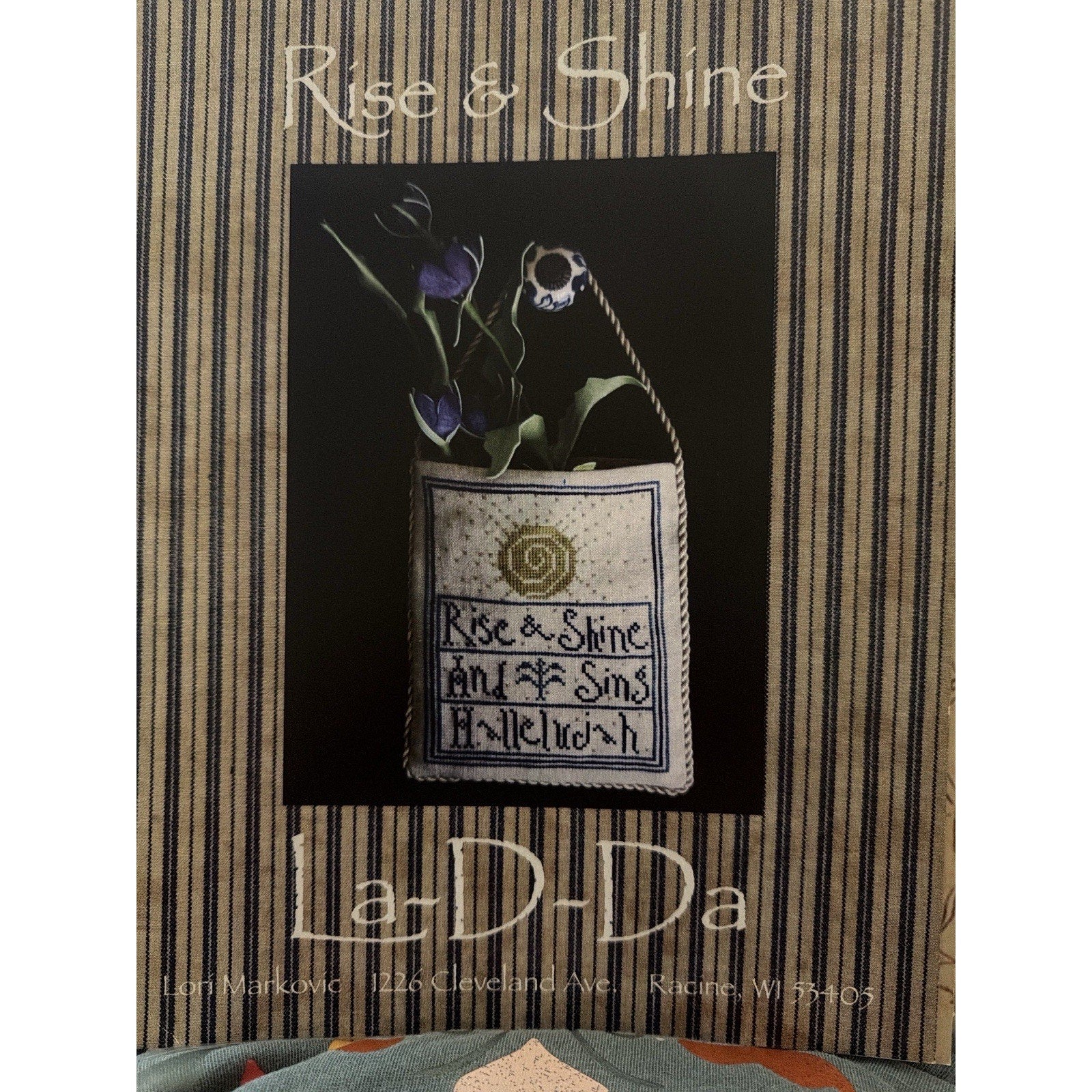Rise & Shine La-D-Da Cross Stitch Pattern New