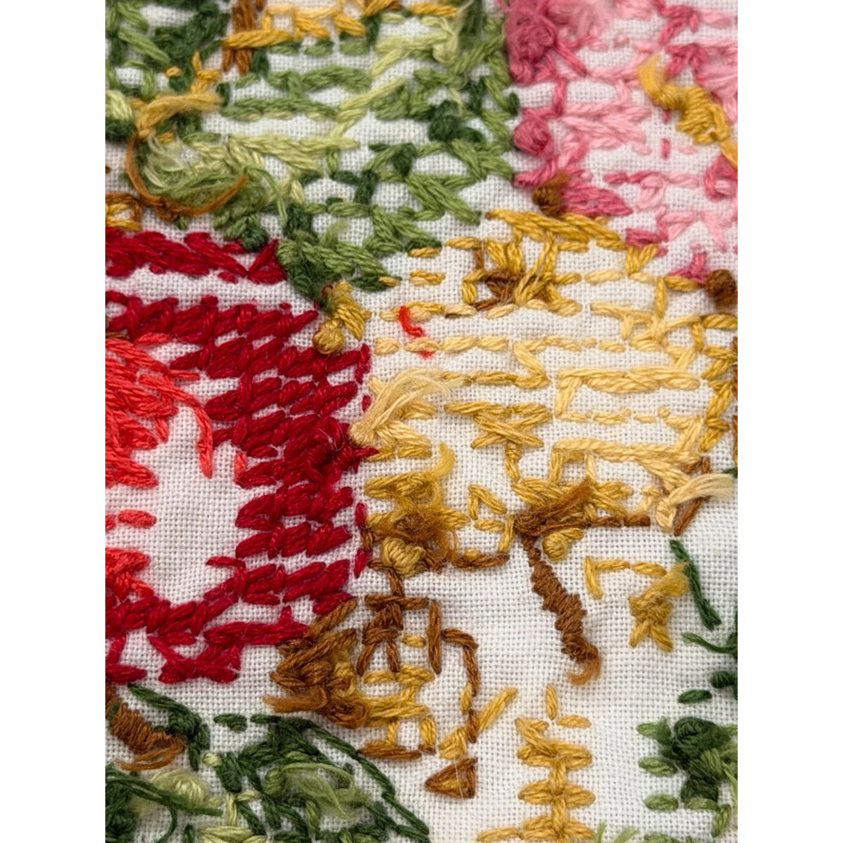 Hand made Cross Stitch table runner 42.5” x 13” – additional view 7