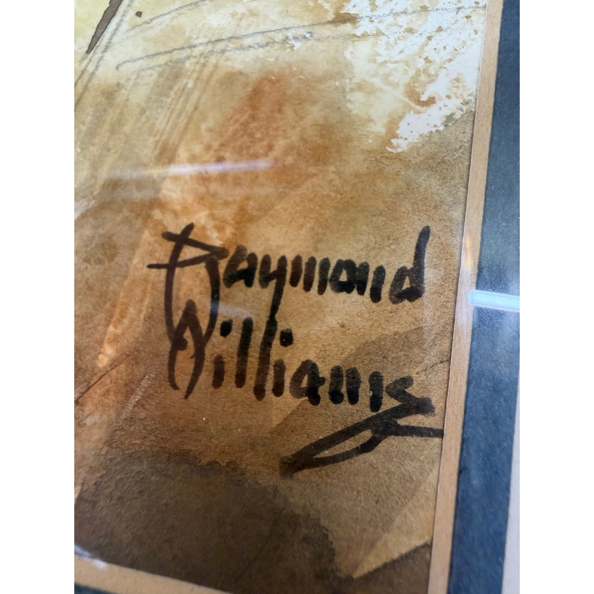 Original Bluebird Watercolor Painting Raymond Williams Curious Blue Framed Art – additional view 11