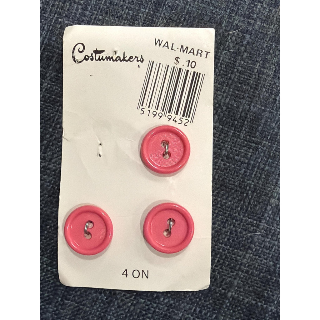 Vintage Button Lot Pink Red La Petite La Mode Sewing Craft NOS Cards