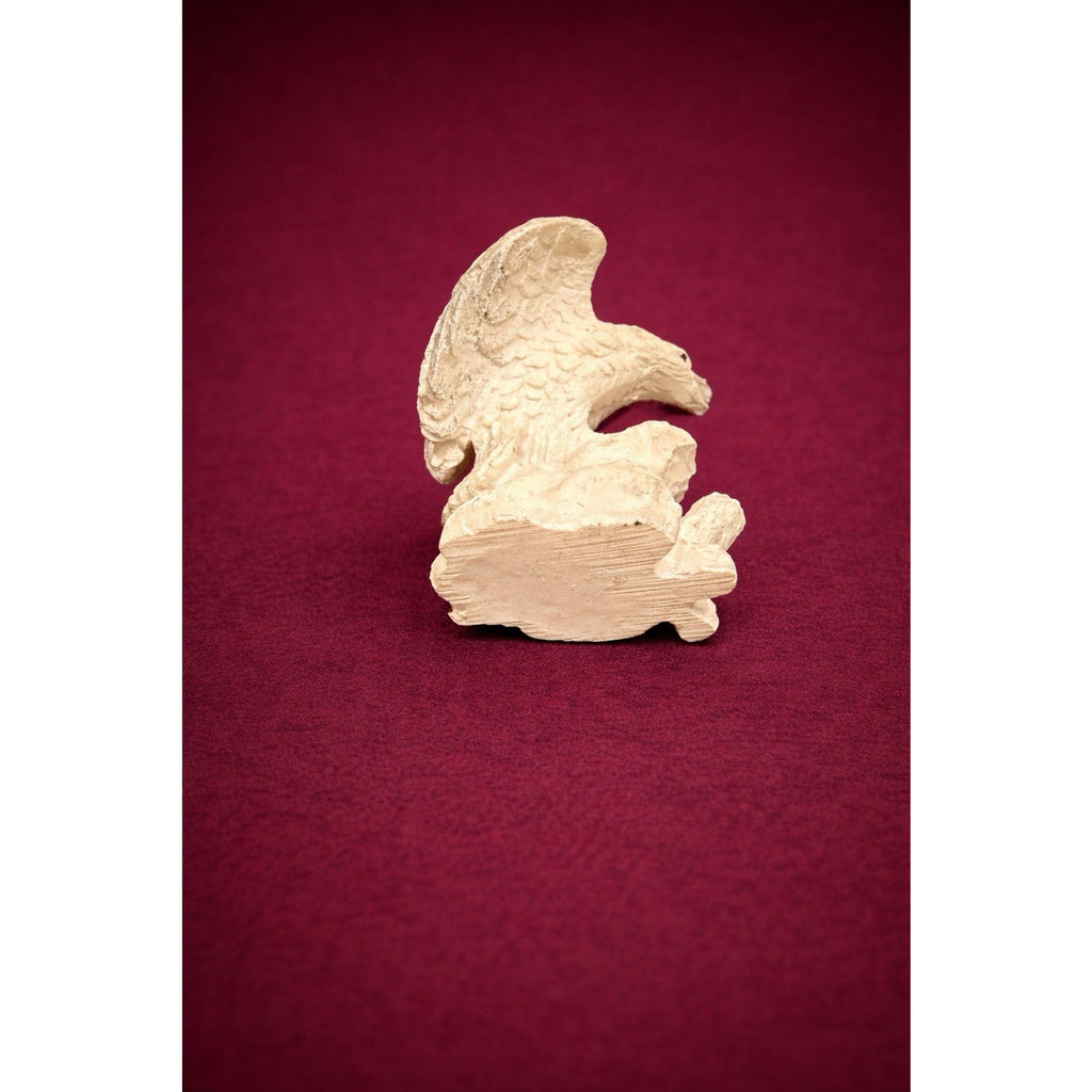 Miniature Eagle Figurine Tiny Wildlife Sculpture Americana Decor 3/4”