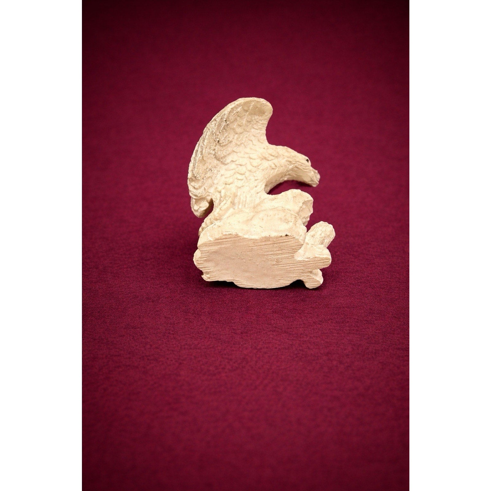 Miniature Eagle Figurine Tiny Wildlife Sculpture Americana Decor 3/4”