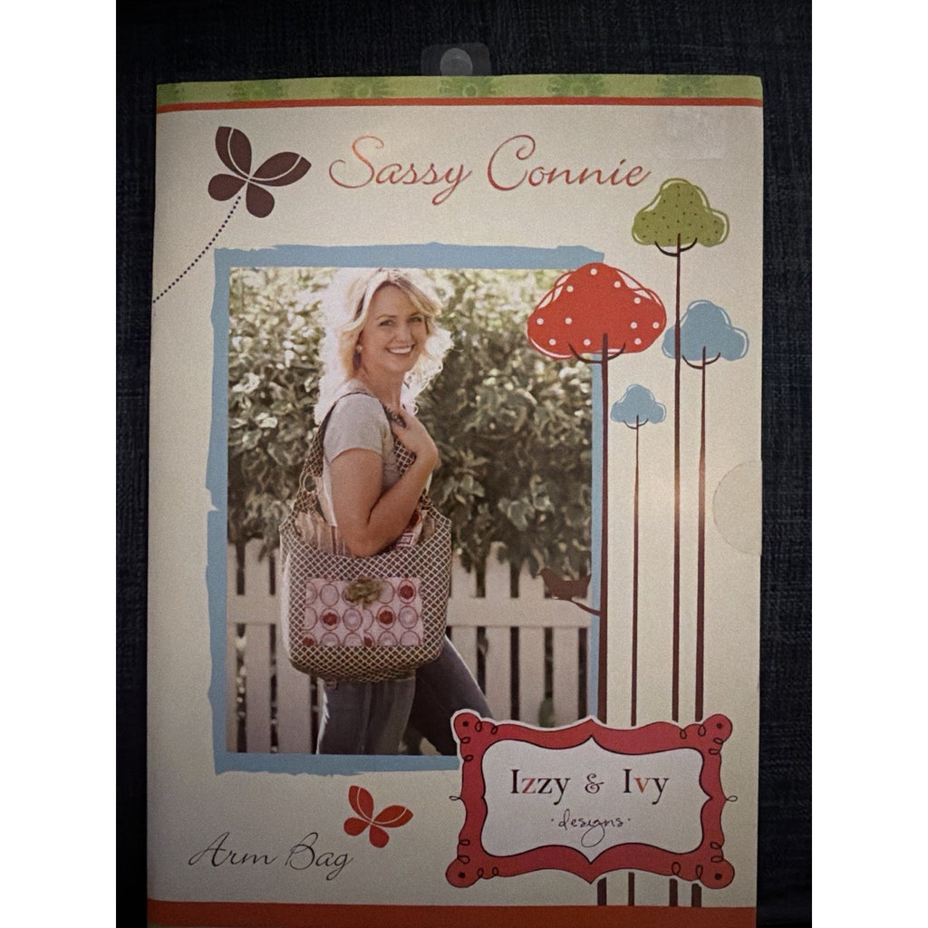 Sassy Connie Arm Bag Pattern Izzy & Ivy Designs Tote Purse Sewing