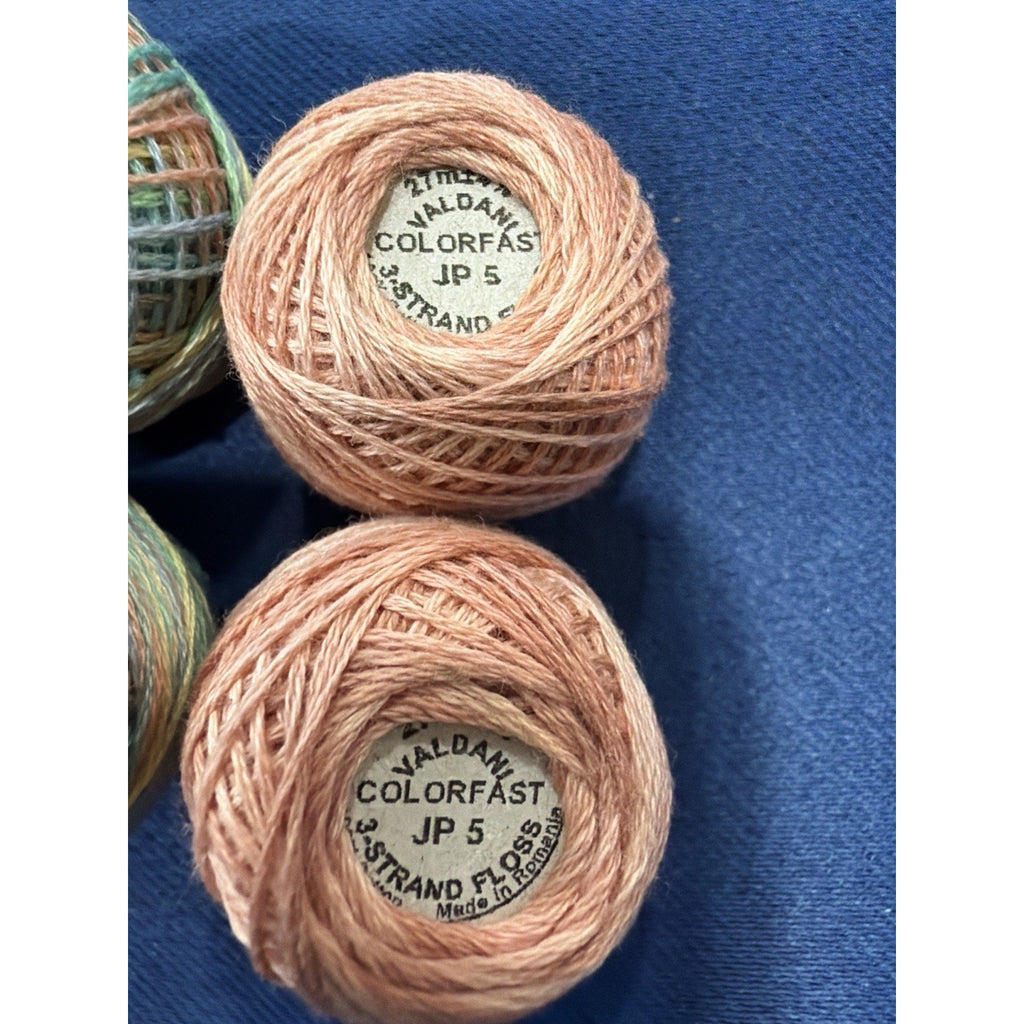 Valdani Pearl Cotton Seaside Sorbet Studio 8 Ball Thread Collection