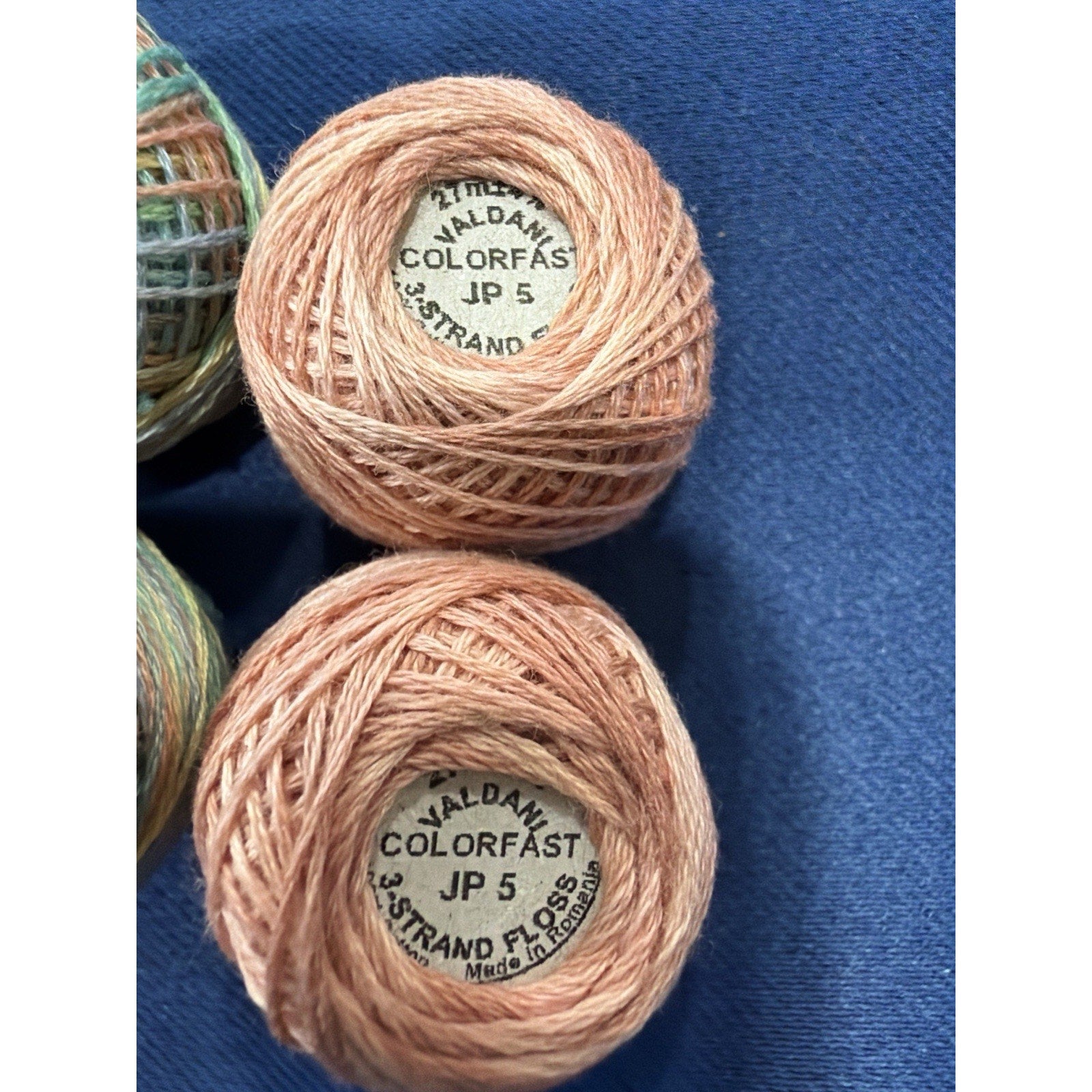 Valdani Pearl Cotton Seaside Sorbet Studio 8 Ball Thread Collection