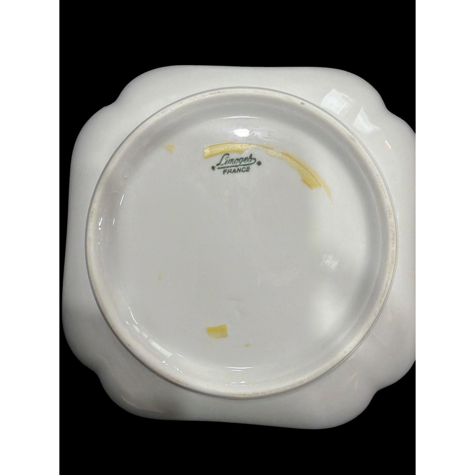 Vintage Limoges Cherub Bowl Gold Rim French Porcelain Putti Dish Romantic Decor 8”