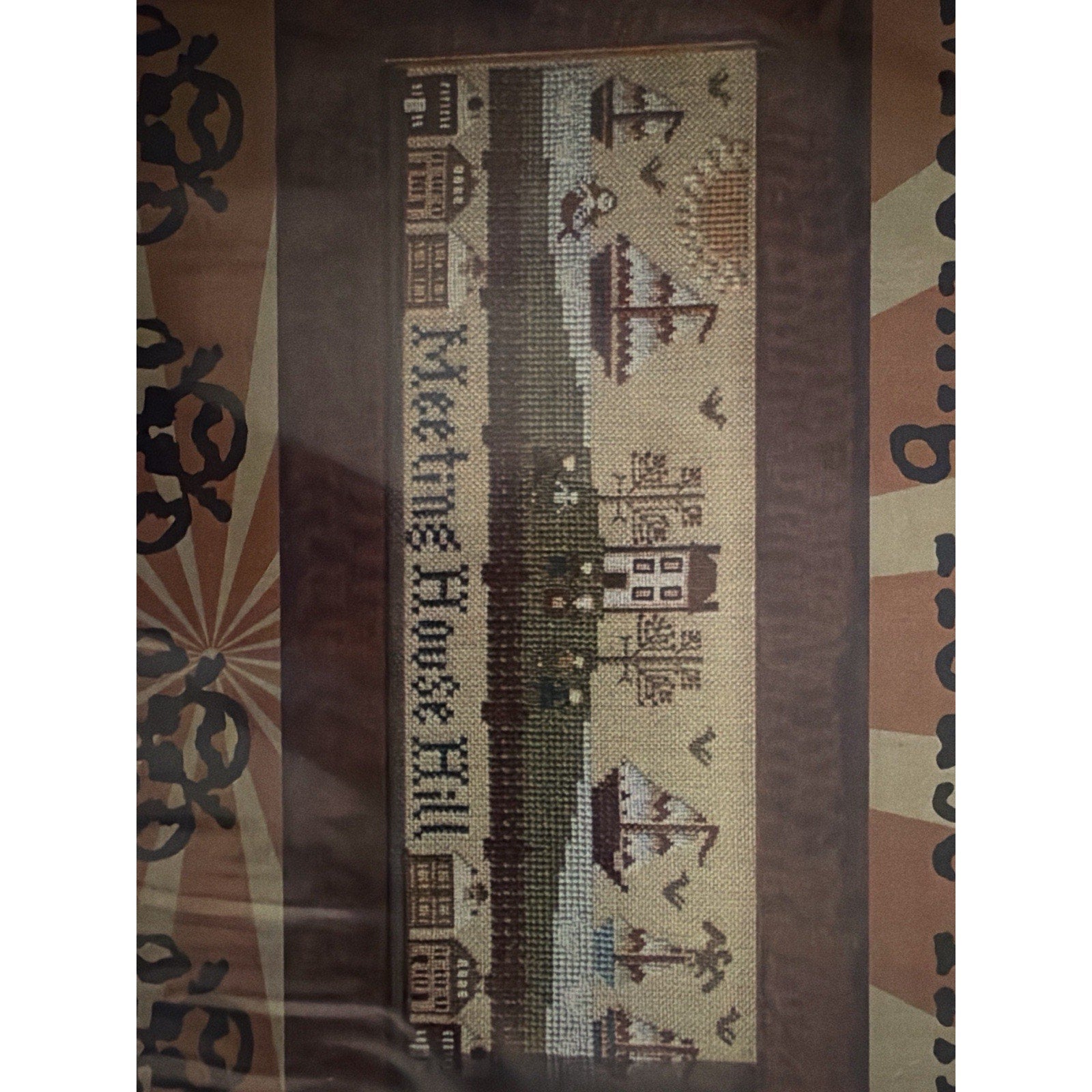 Carriage House Samplings Meeting House Hill Cross Stitch Pattern Sampler