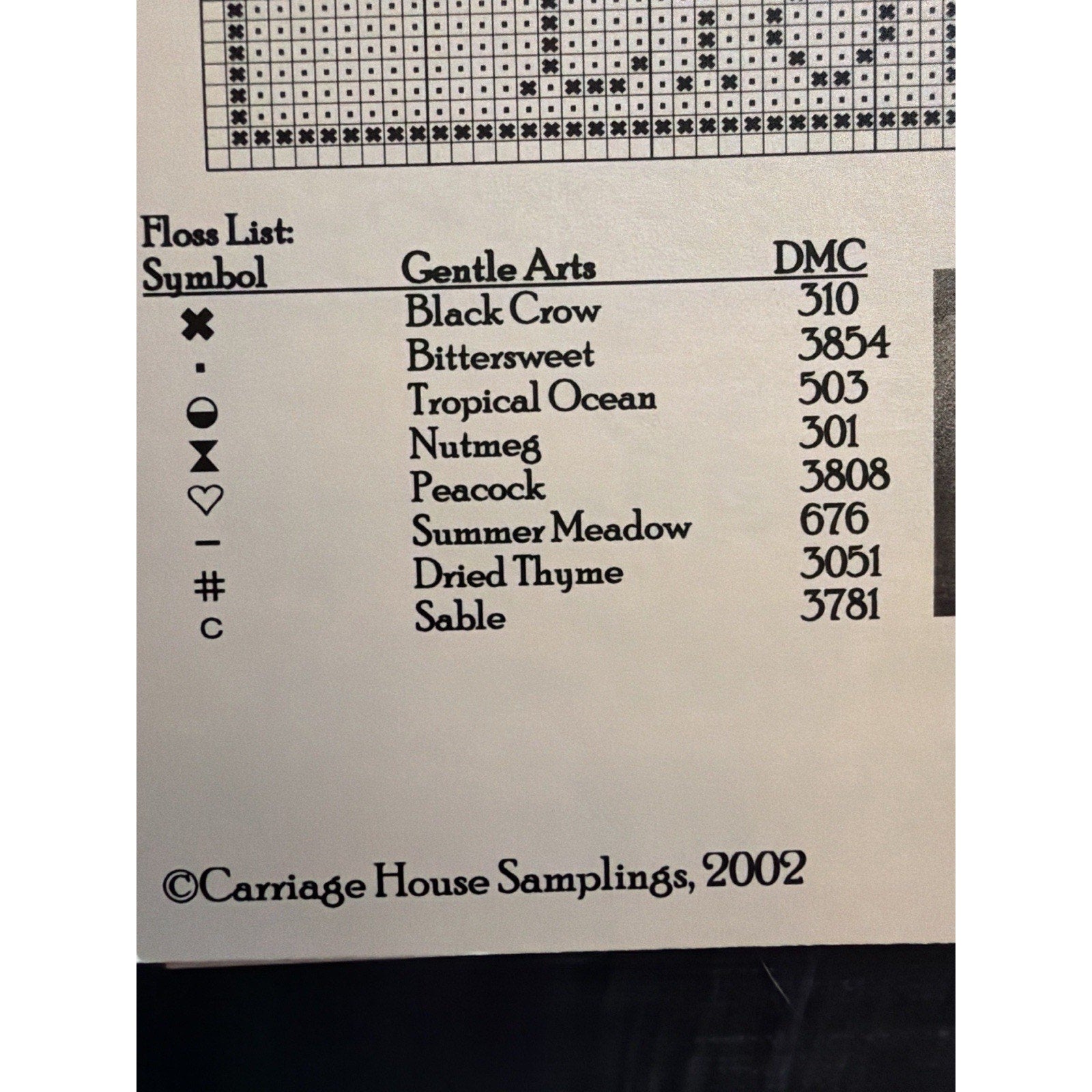 Carriage House Samplings Lion Cross Stitch Pattern 2002 Pillow