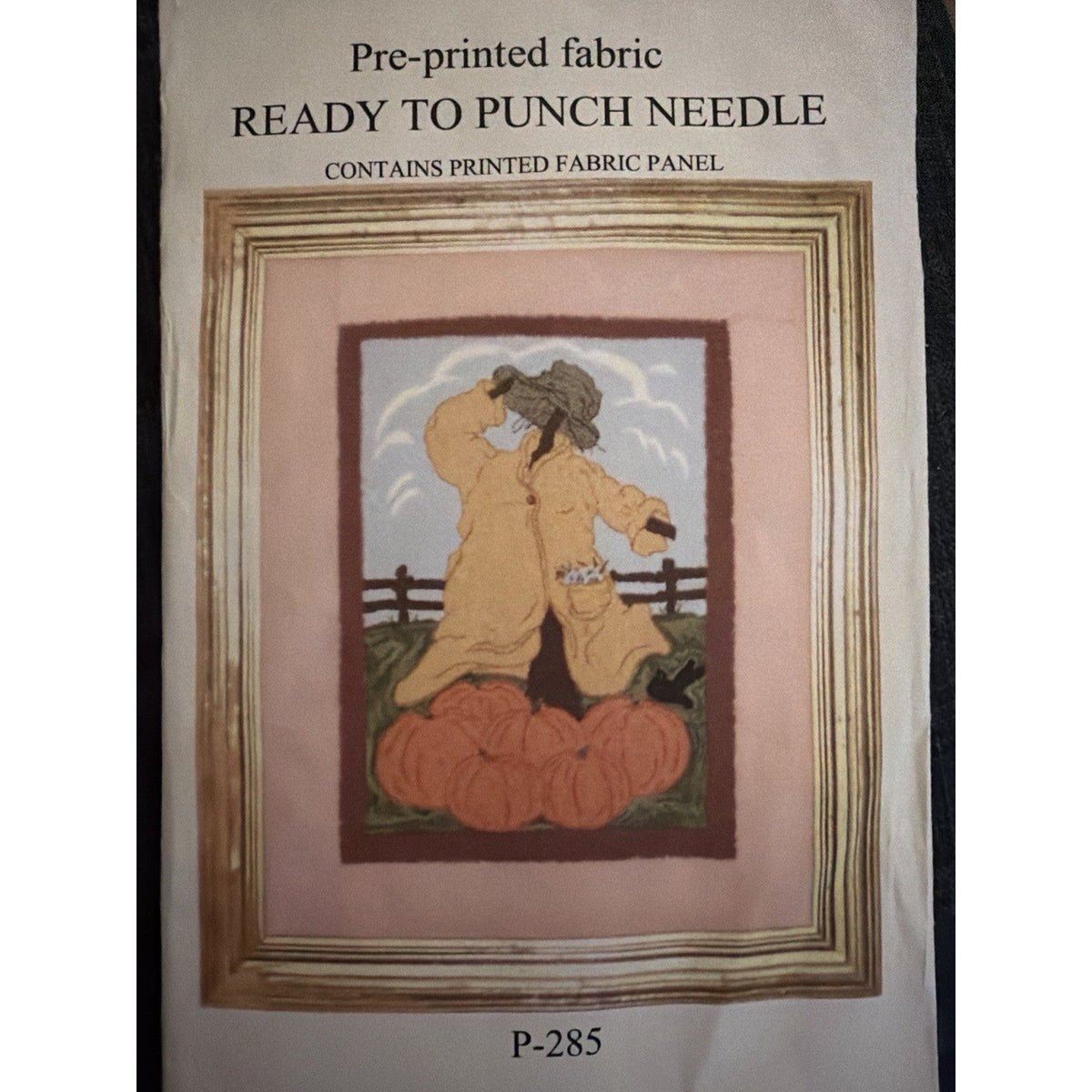 The Old Tattered Flag P-285 Scarecrow Pumpkin Punch Needle Pattern