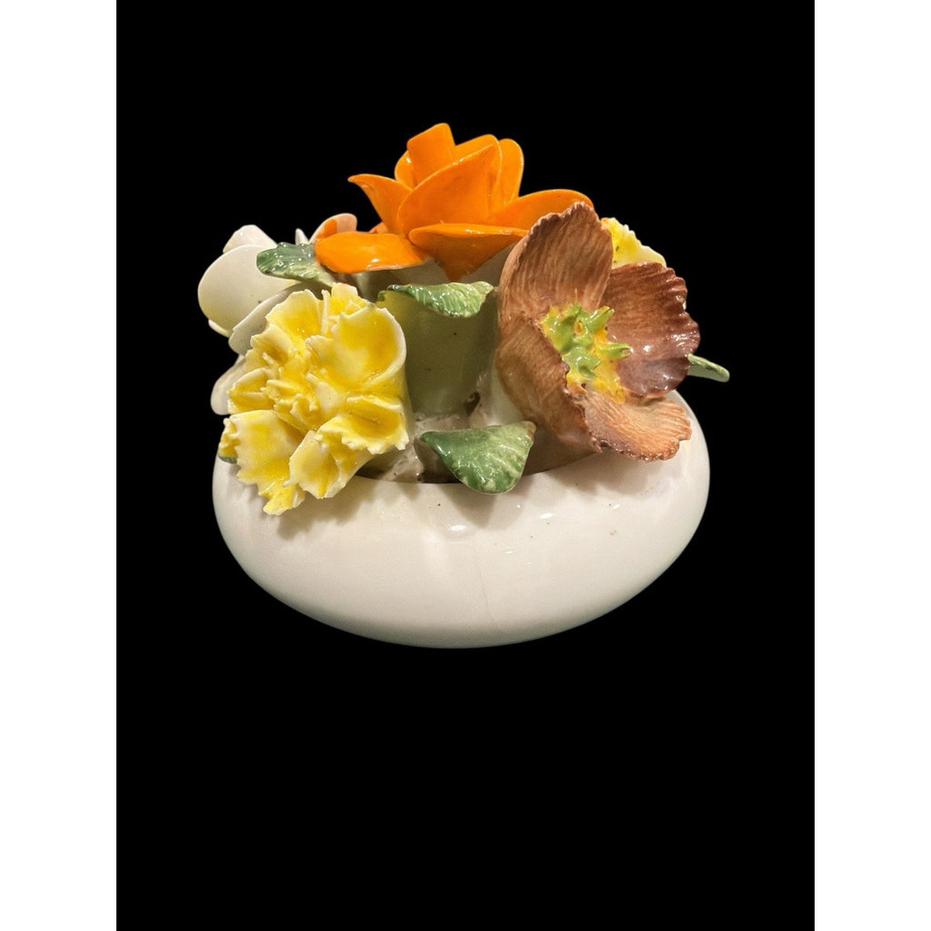Vintage Heiracraft Bone China Floral Posy England Porcelain Flower Bouquet