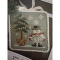 Little house needleworks He’s a Flake snowman winter Christmas cross stitch pattern ADU-12