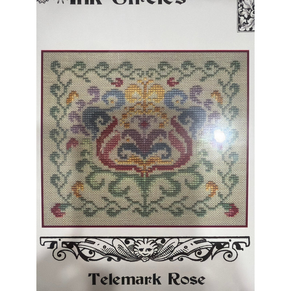 Ink Circles Telemark Rose Cross Stitch Pattern Never Opened