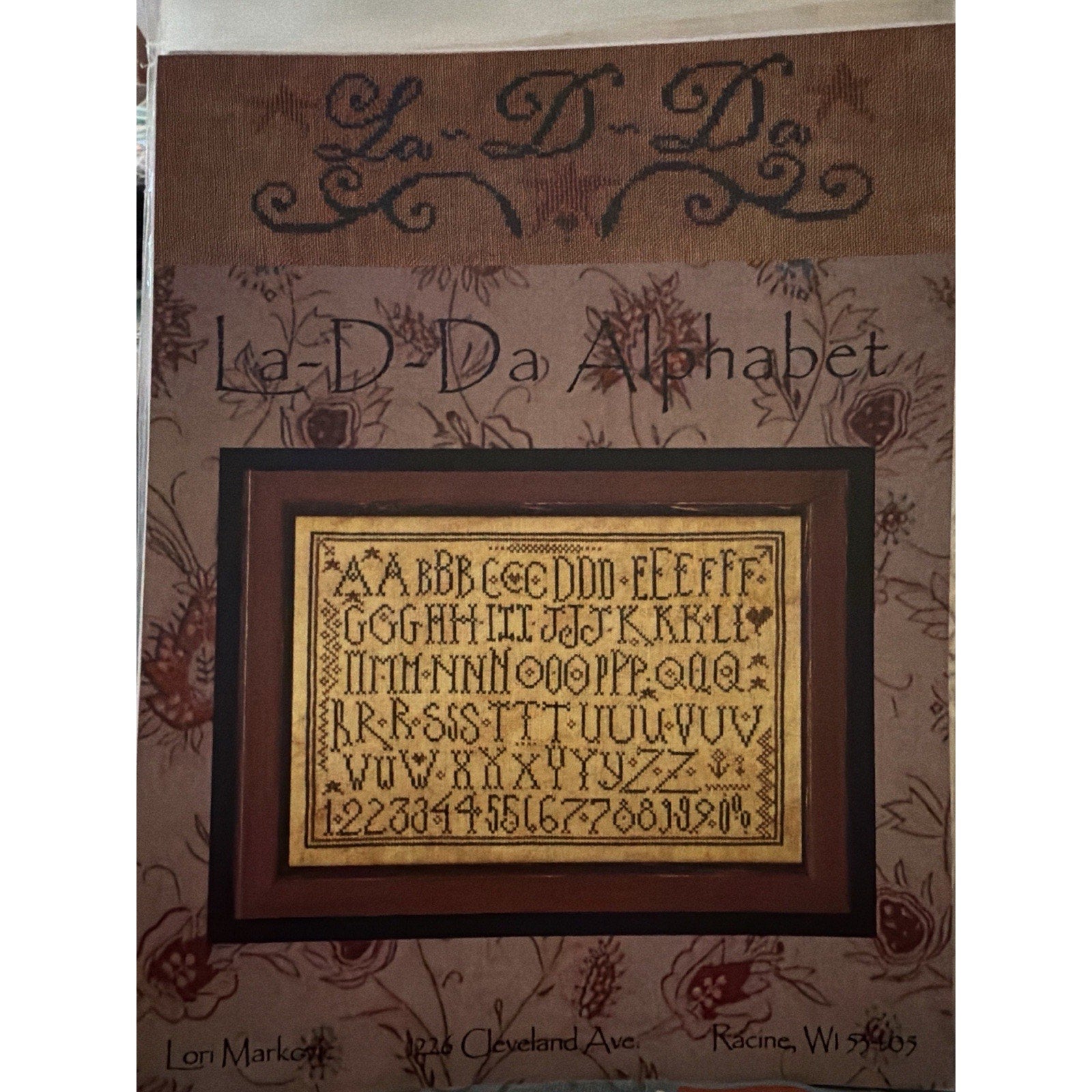 La-D-Da Alphabet La-D-Da Cross Stitch Pattern New