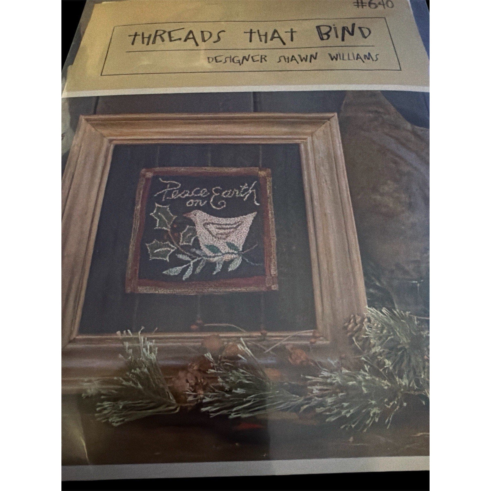 Threads That Bind “Peace on Earth” Punch Needle Pattern Kit #640 Shawn Williams