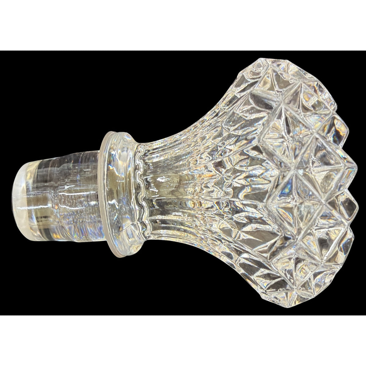 Cristal d'Arques Longchamp Crystal Ships Decanter Stopper France 10" – additional view 4
