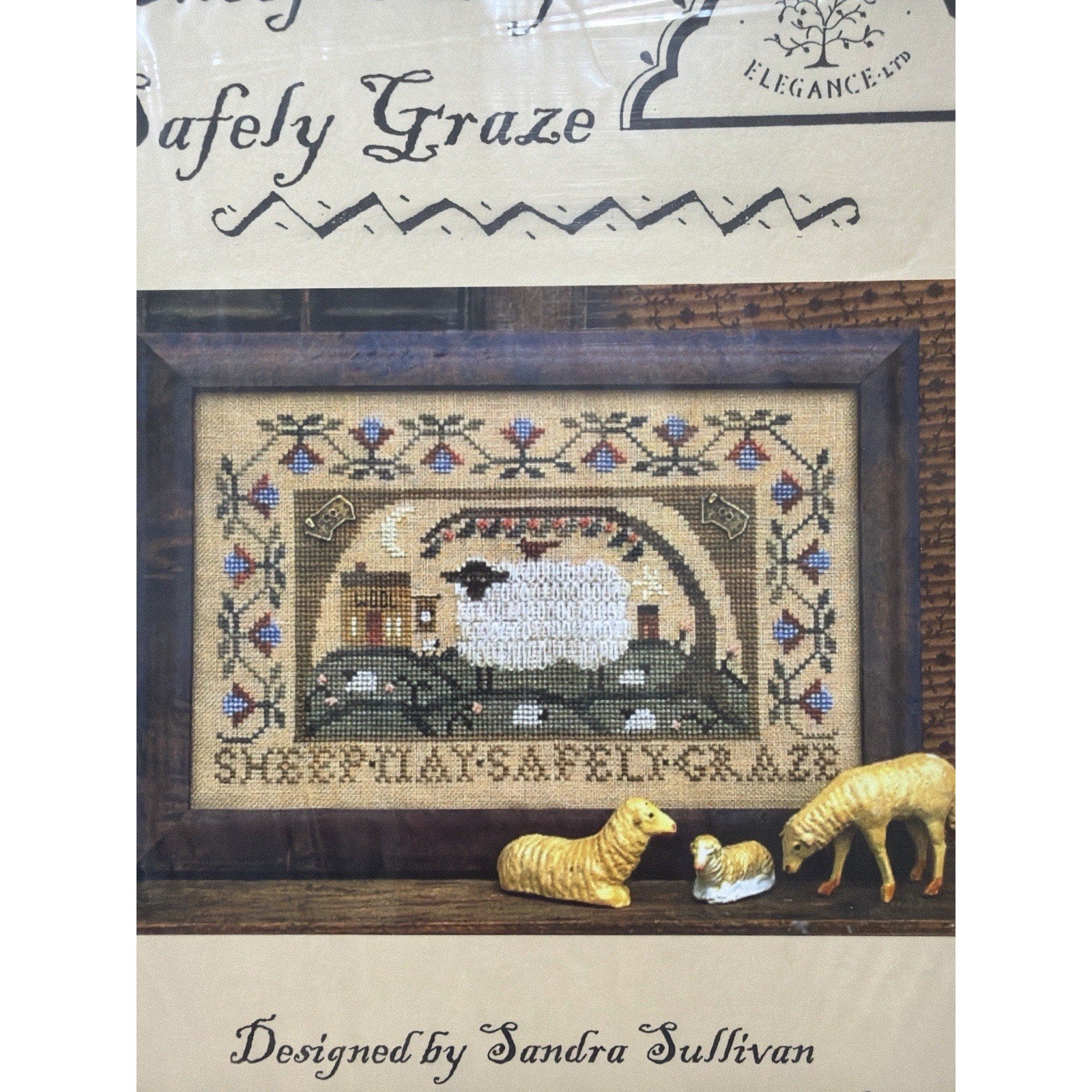 Sheep May Safely Graze Cross Stitch Pattern Sandra Sullivan No 205