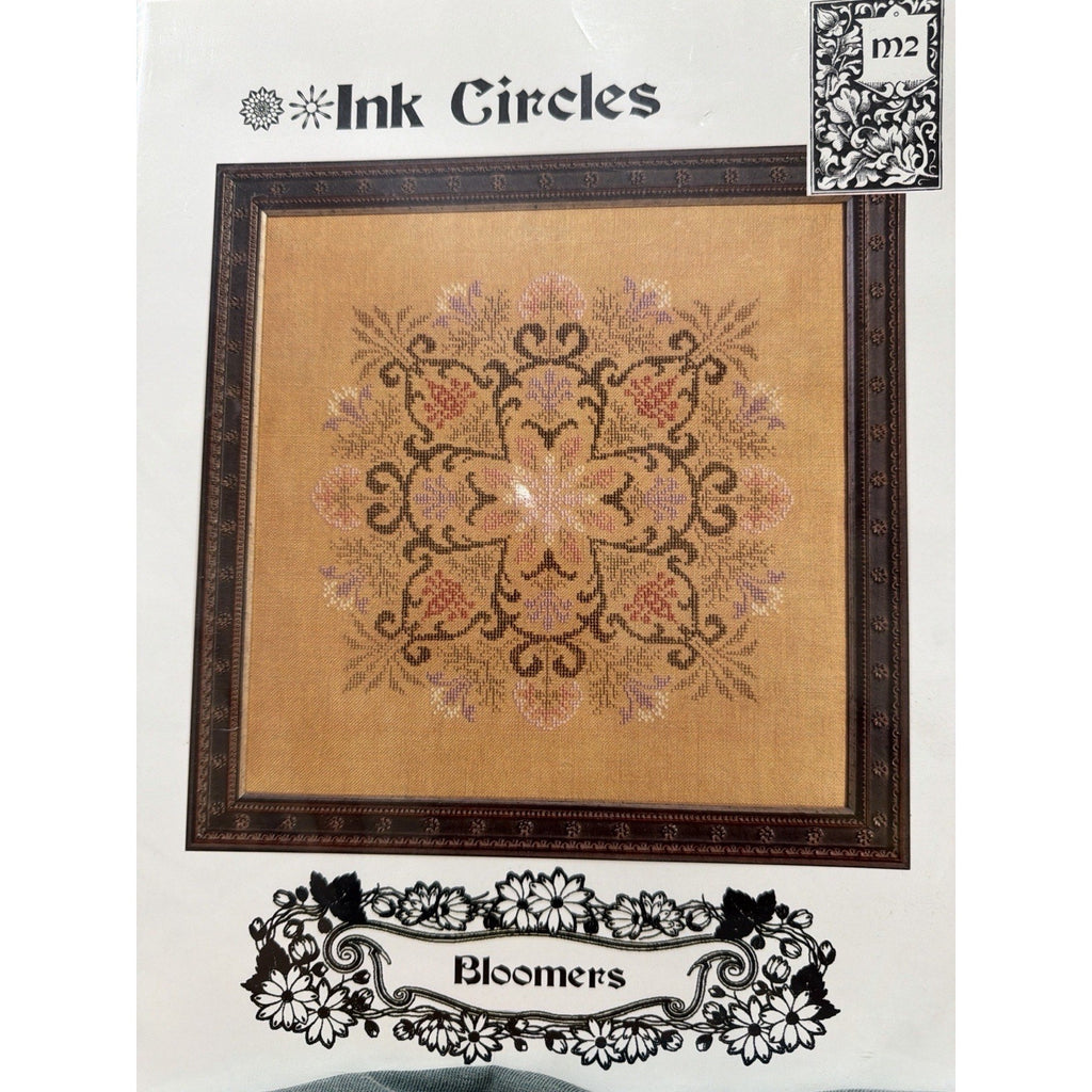 INK CIRCLES Bloomers M2 Cross Stitch Pattern Floral Sampler