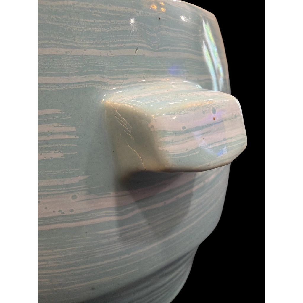 Vintage Esmond Blue Mist Cachepot, Robin’s Egg Blue Pottery Jardiniere