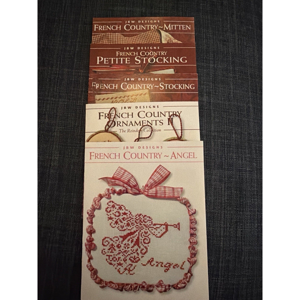 JBW Designs Christmas Cross Stitch Patterns Lot NEVER OPENED