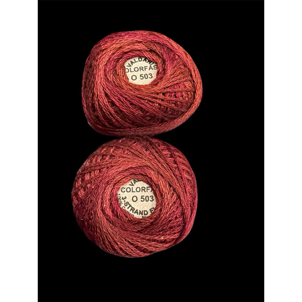 Primitive Gatherings Poinsettia Punch Needle Materials Kit Valdani Floss