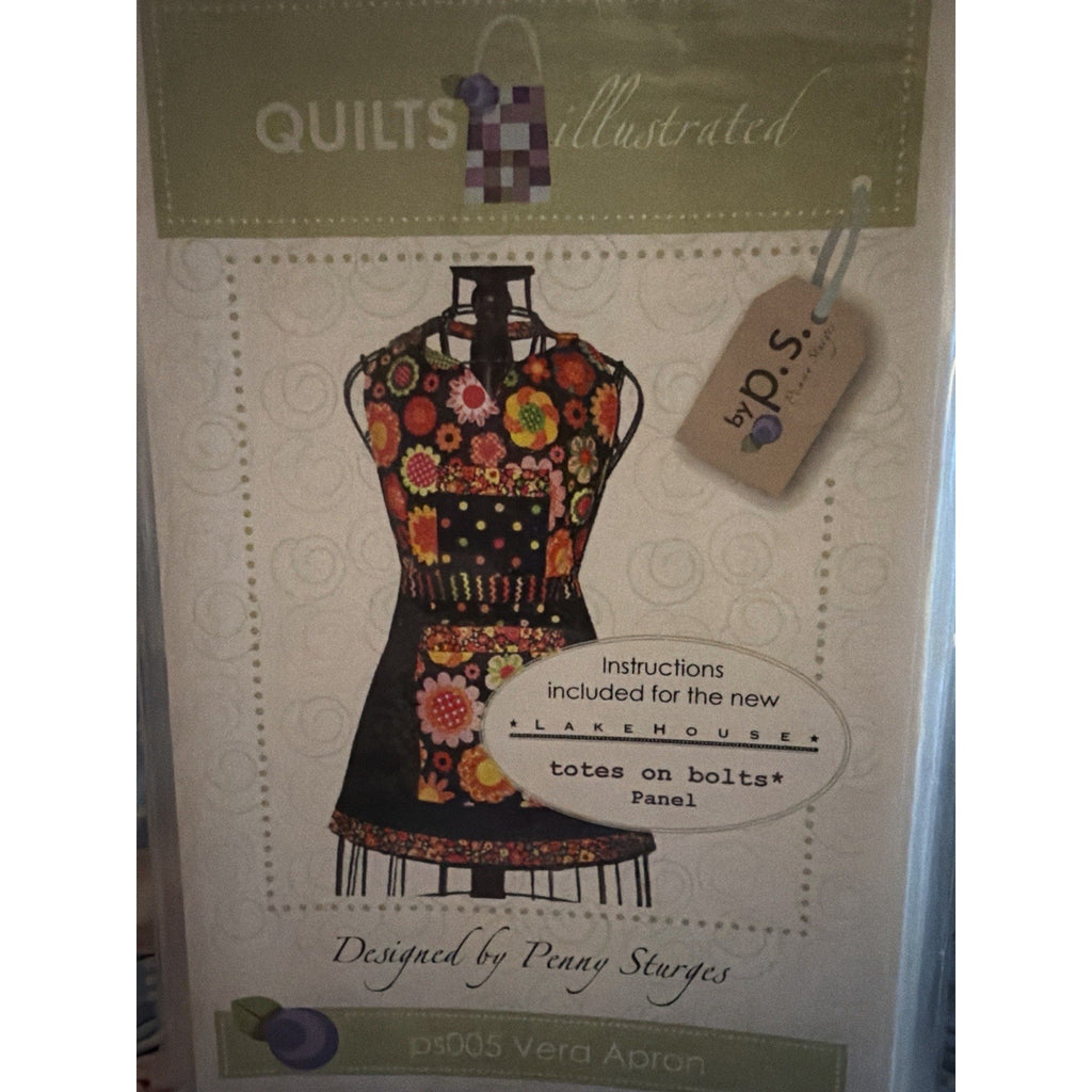 Quilts Illustrated Vera Apron Pattern PS005 Penny Sturges NOS