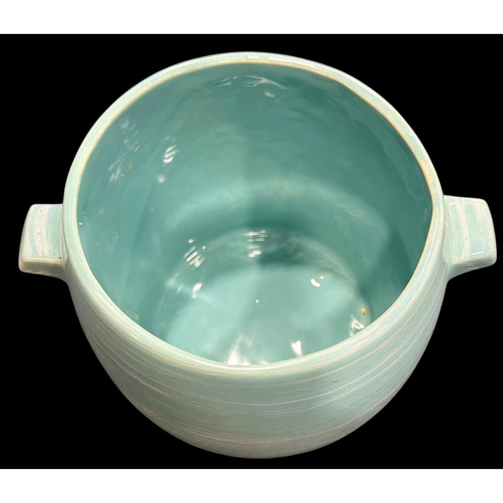 Vintage Esmond Blue Mist Cachepot, Robin’s Egg Blue Pottery Jardiniere