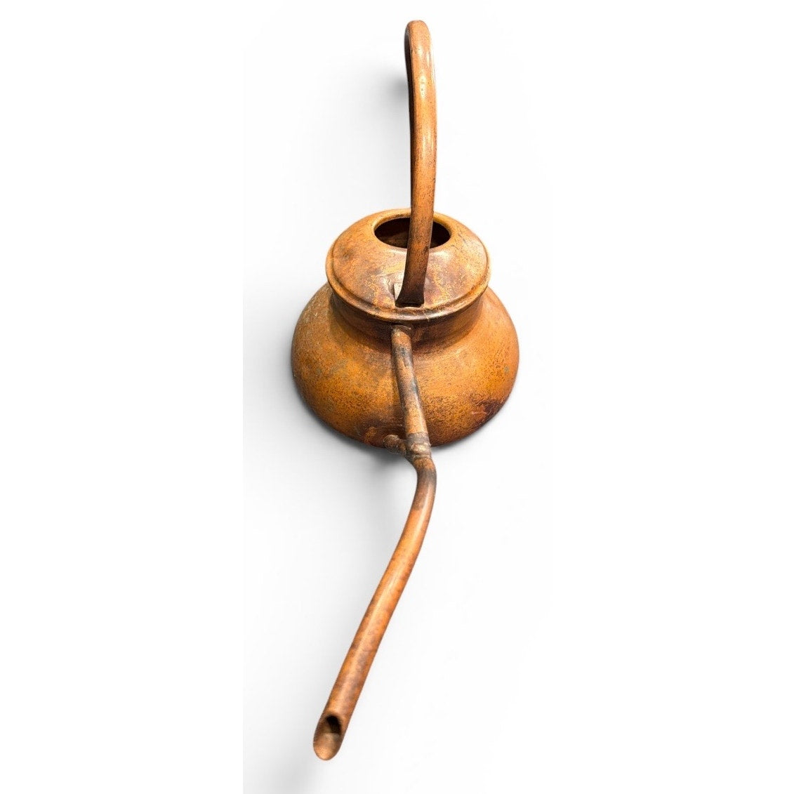 Handmade Antique Copper Watering Can, Primitive Garden Watering Can