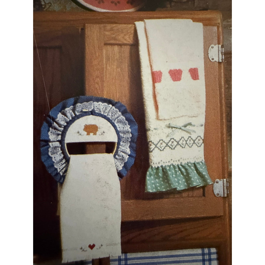 Just CrossStitch Jan Feb 1987 Vintage Clock Samplers NOS