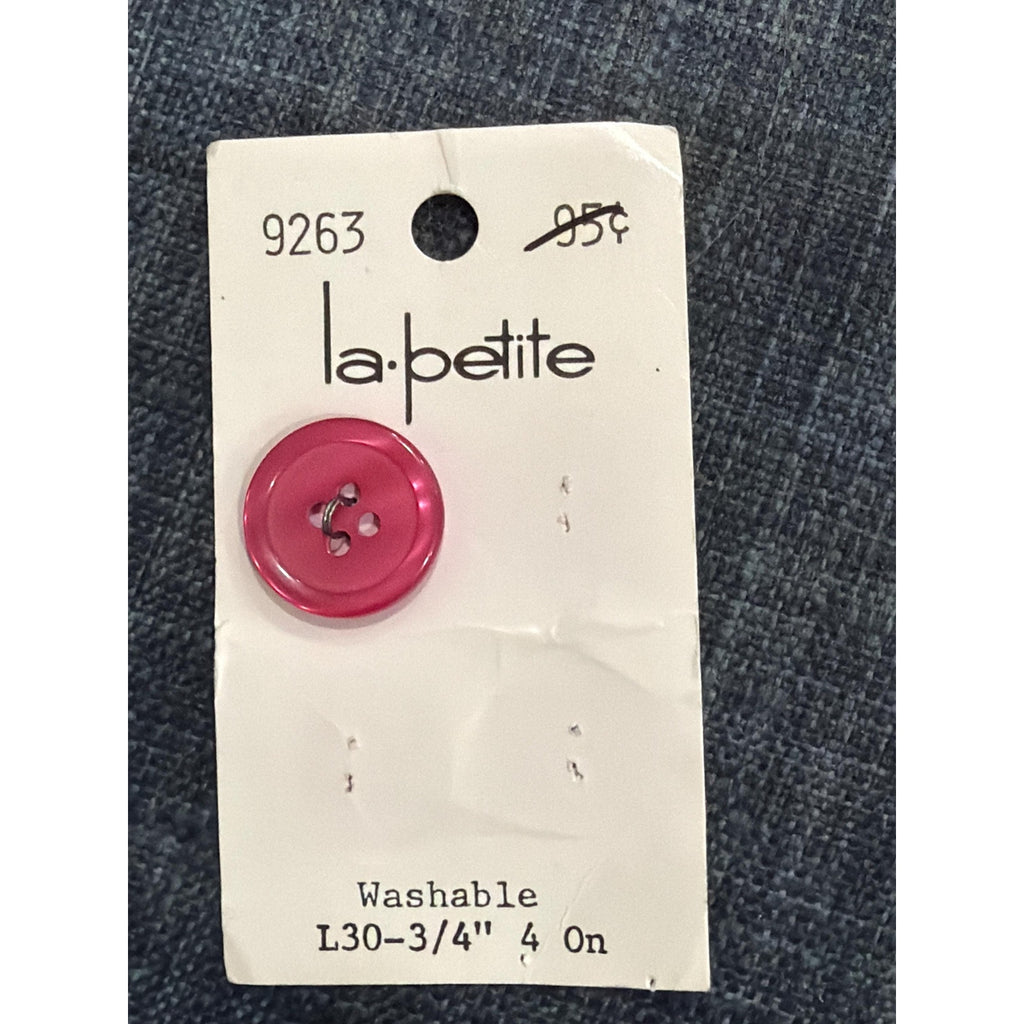 Vintage Button Lot Pink Red La Petite La Mode Sewing Craft NOS Cards