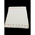 Handmade Feedsack? embroidered Tablecloth 31” x 36” – main view