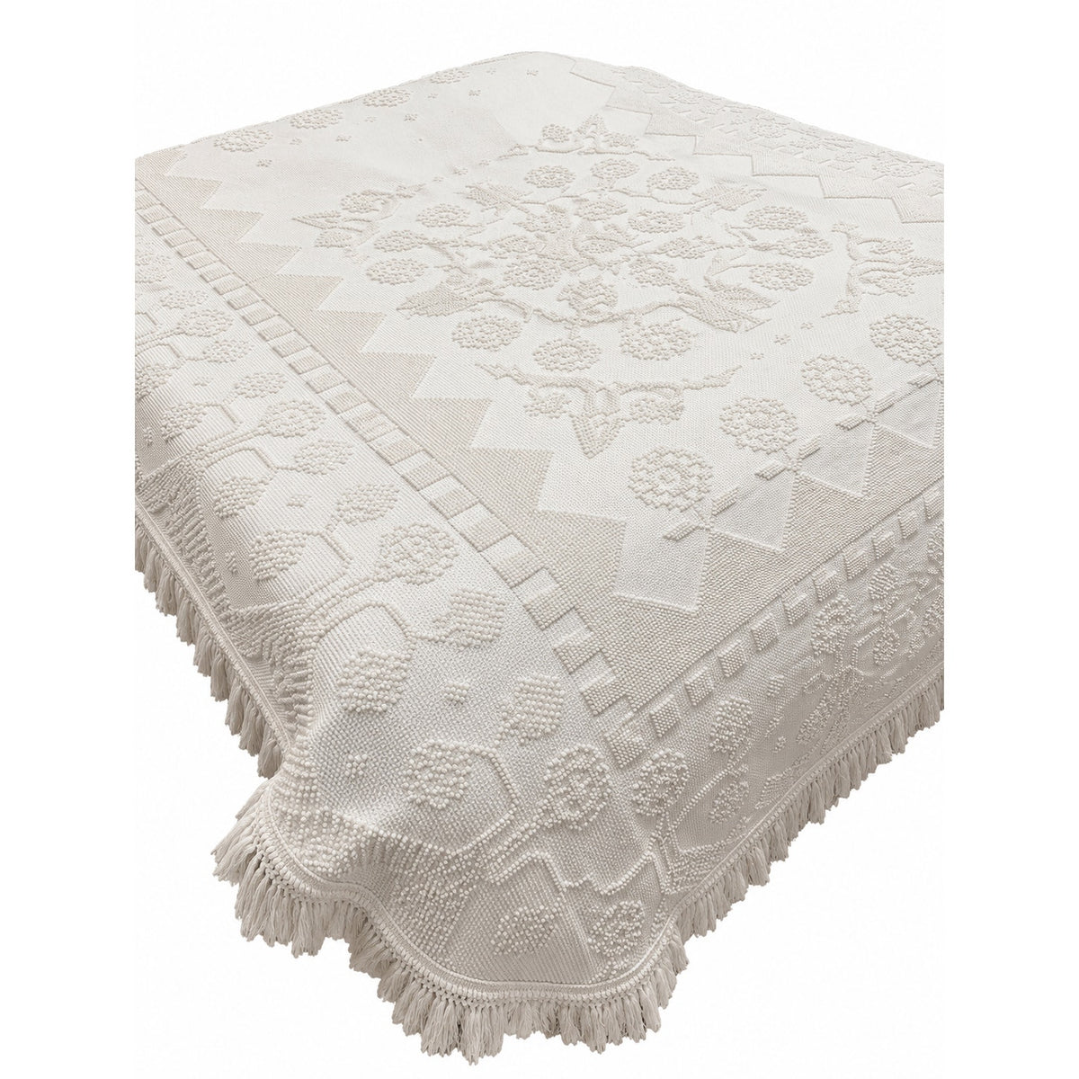 Vintage Bates George Washington's Choice Chenille Bedspread 86 x 108