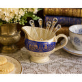 Vintage Taylor Smith & Taylor Bromley Creamer Cobalt Blue 22K Gold USA