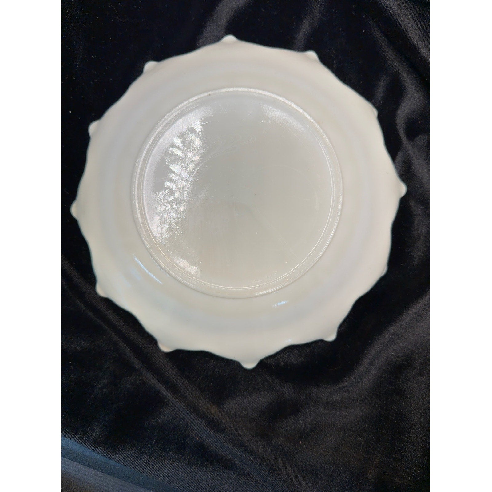 Vintage Pink Luster Porcelain Floral Vanity Plate Soap Dish 8 Inch