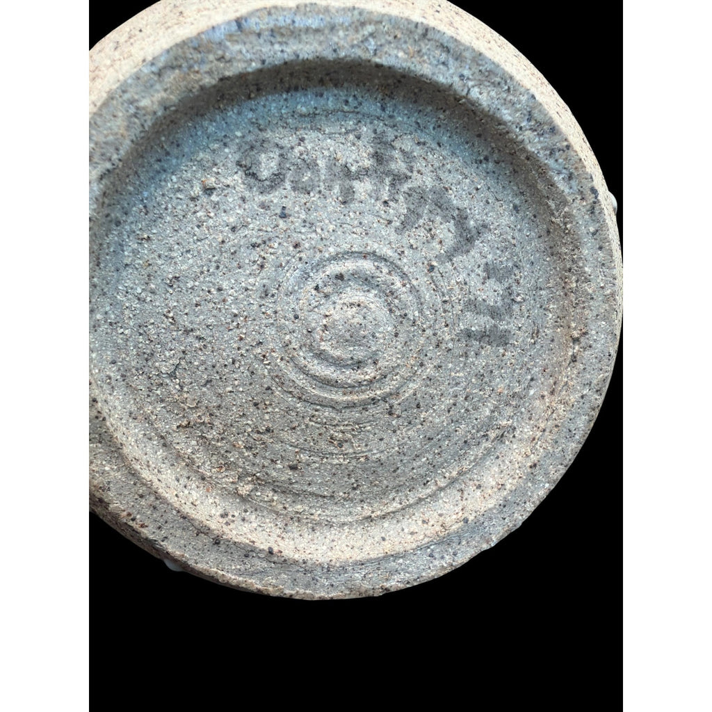 Don Tighe Studio Pottery Vase, Salt Glazed Stoneware Vessel, Seagrove NC Ceramic