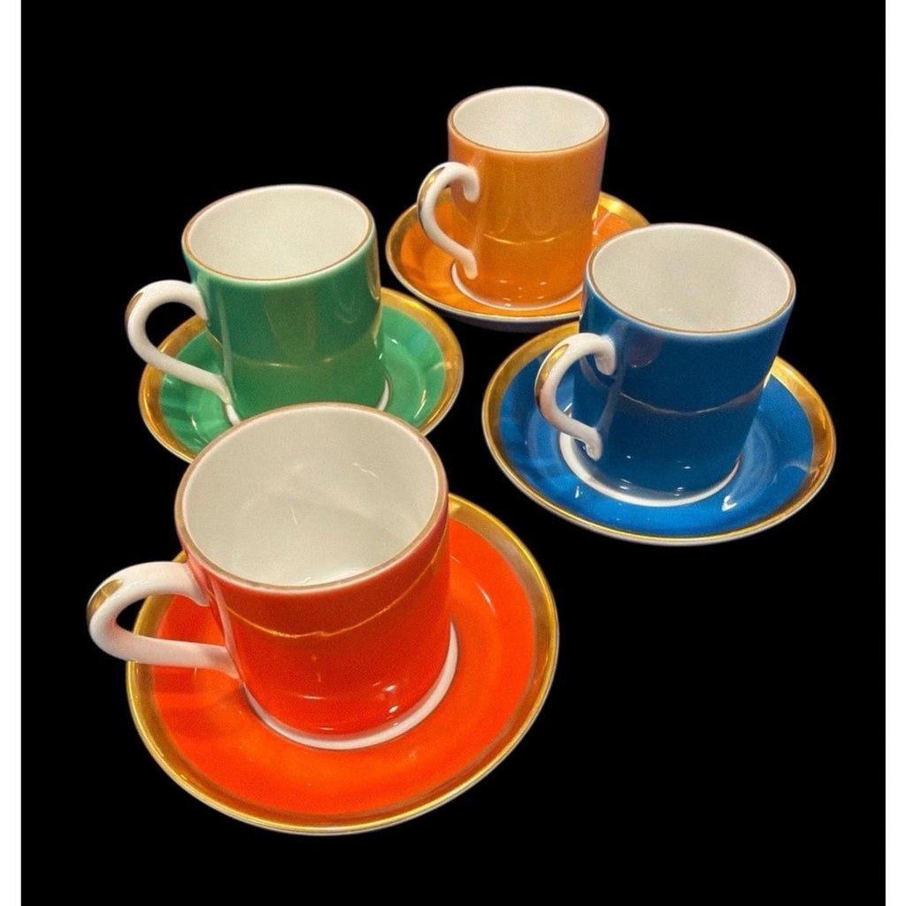 Vintage Verbano Espresso Cups and Saucers Set – Mid Century Modern