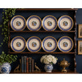 Vintage Taylor Smith & Taylor Bromley Dinner Plates Set of 8 22K Gold
