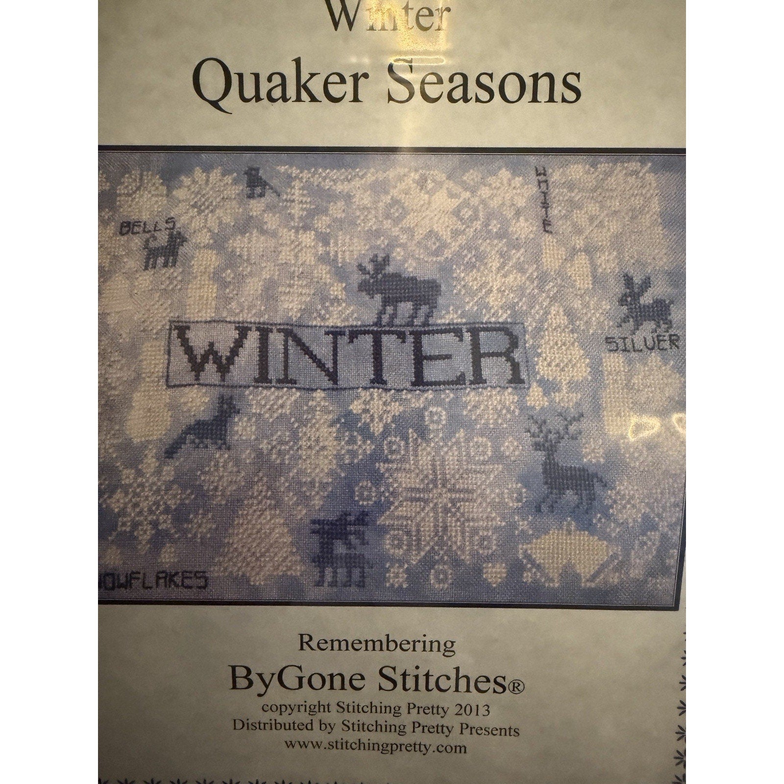 ByGone Stitches Quaker Seasons Set of 4 NOS Cross Stitch Patterns