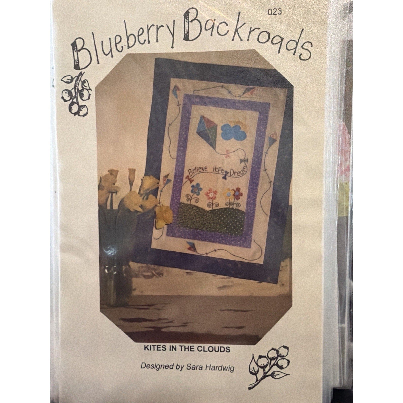 Blueberry Backroads Kites in the Clouds Quilt Pattern 023