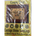 Carriage House Samplings Green Tree Cross Stitch Pattern Sampler Chart