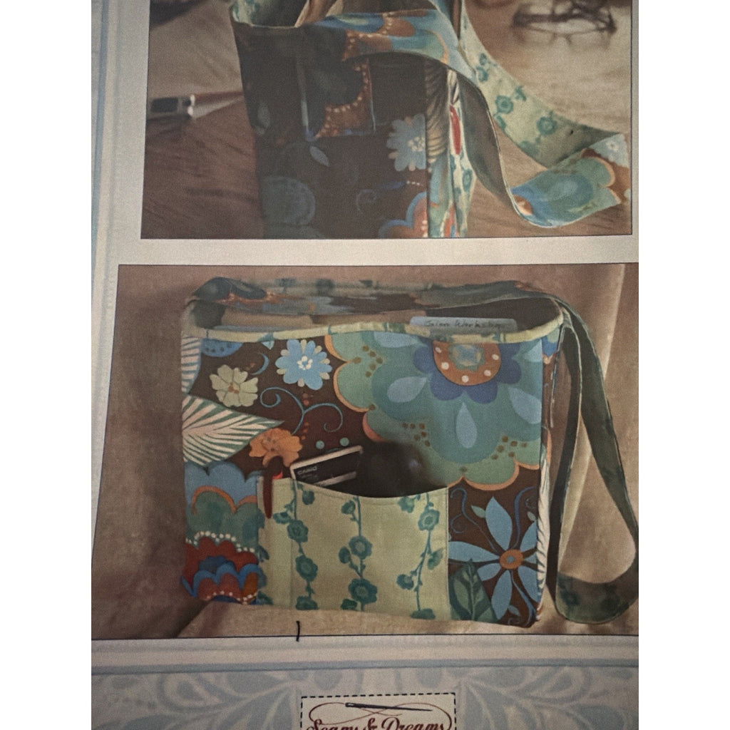 Seams & Dreams Business File Tote Pattern SND433 Purse Bag