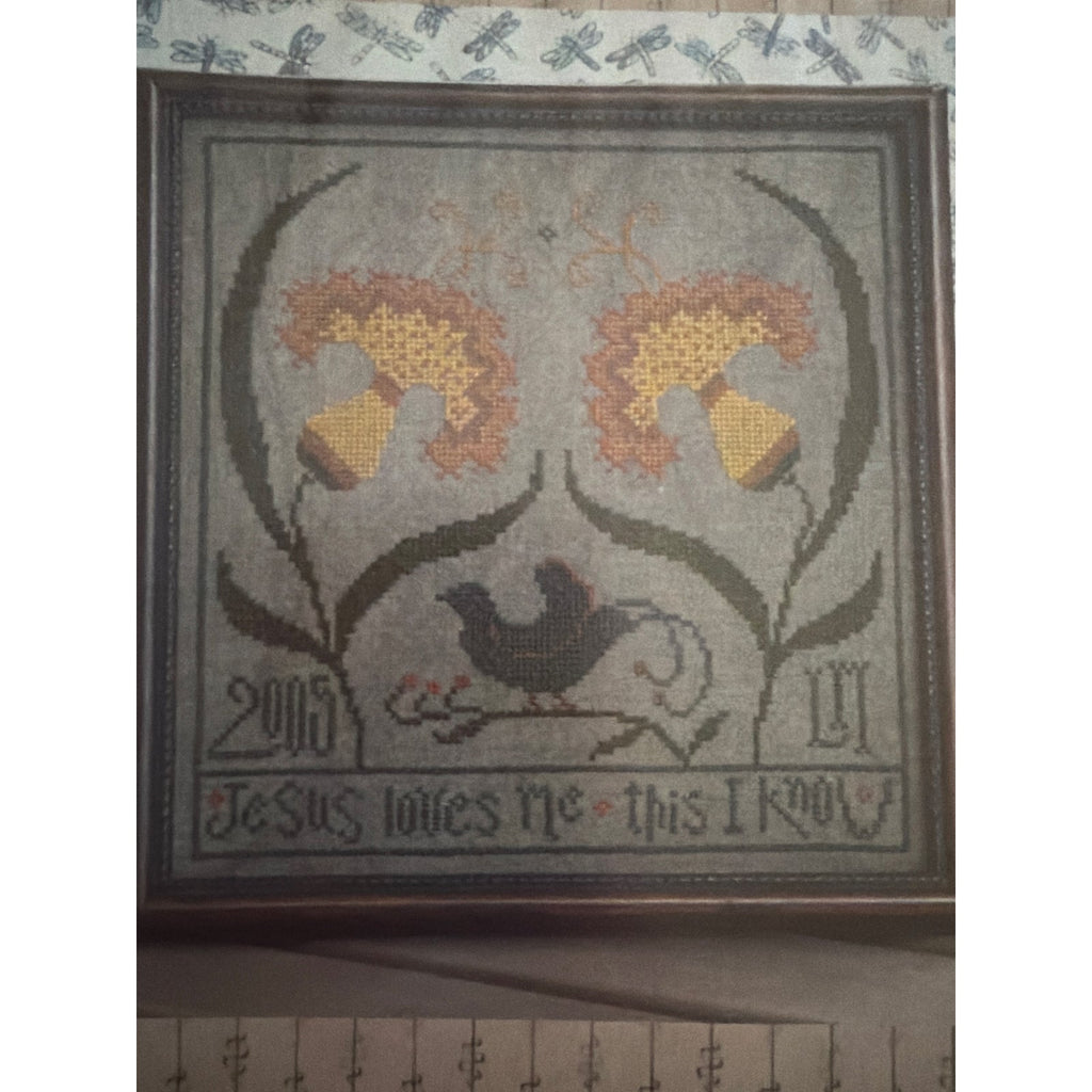 La-D-Da Jasmine's Song Cross Stitch Floral Sampler NOS