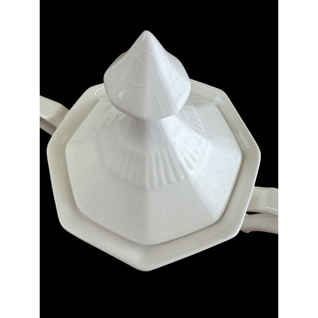 Vintage Independence White Ironstone Interpace Japan 11 Pc Tea Coffee Set – additional view 9