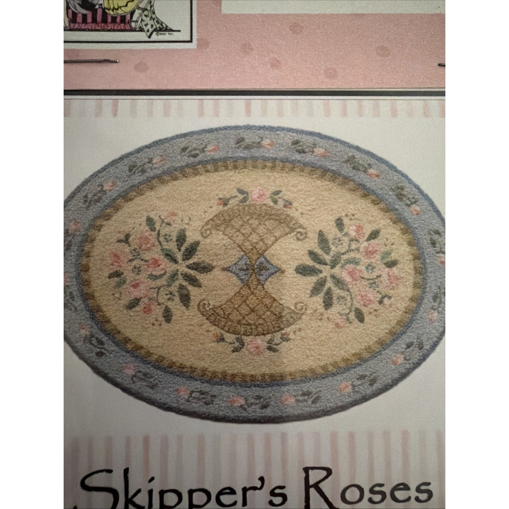 Teresa Layman Skipper's Roses Miniature Knotted Rug Kit NOS Sealed