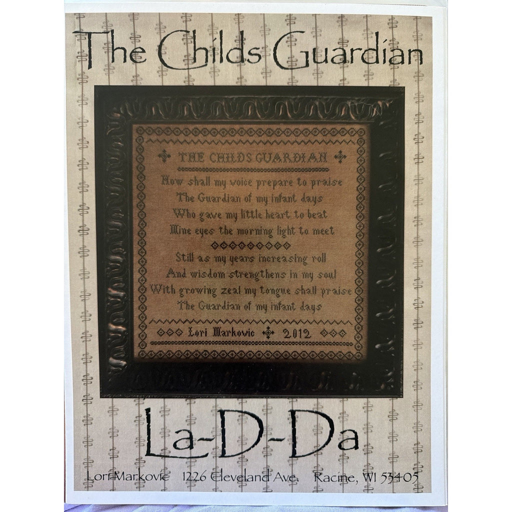 La-D-Da The Childs Guardian Sampler Pattern 2012 NOS