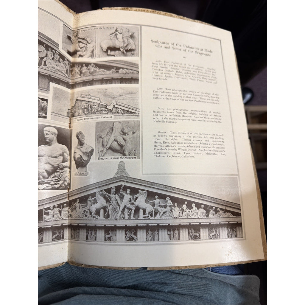 1931 The Parthenon at Nashville TN Original Commemorative Booklet